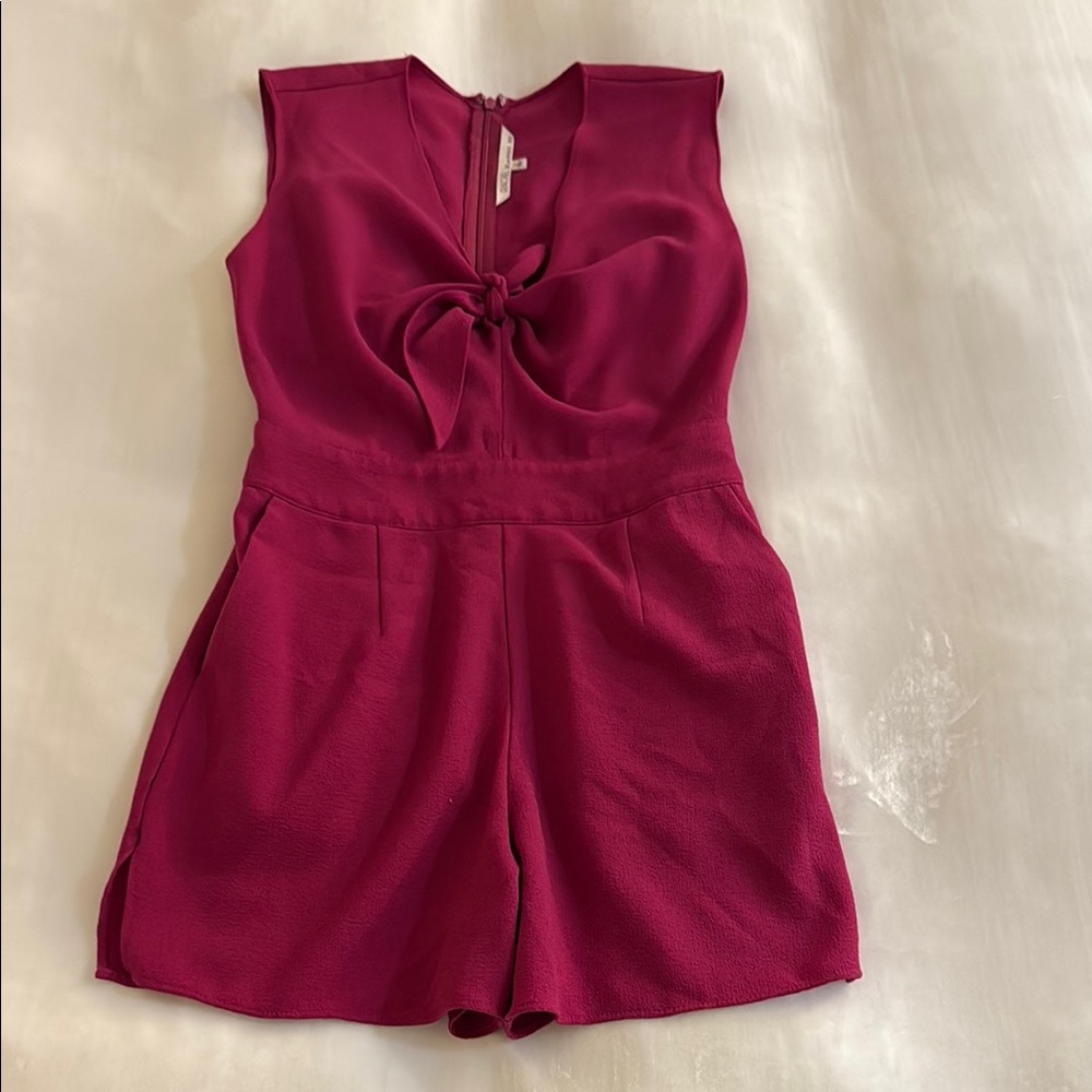 Rachel Roy Magenta Sleeveless Romper Size 2